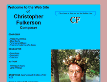 Tablet Screenshot of christopherfulkerson.com